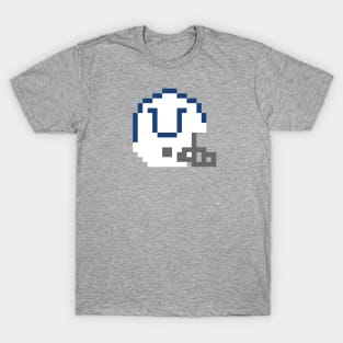 8 Bit Indianapolis Colts Helmet T-Shirt